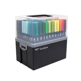 Tombow ABT Dual Brush Pen Box Case 108 Set 