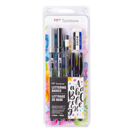 Set 12 Rotuladores Lettering Primarios Tombow –