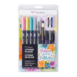 ROTULADOR TOMBOW, SUNNY LETTERING SET