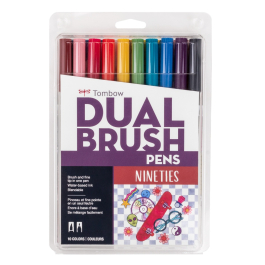 Tombow Dual Brush Pens- Eighties Set of 10