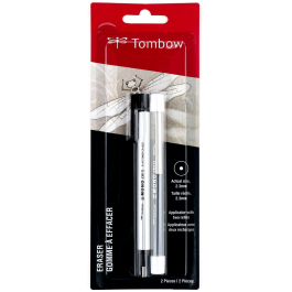 Tombow Mono Zero Round Eraser and Refill Value Pack