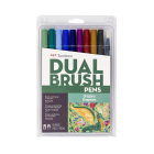 Dual Brush Pen Art Markers, Dragons, 10-Pack