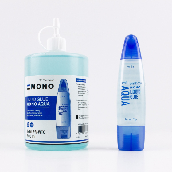 Aqua Liquid Glue Refill, 500 mL, Dries Clear Aqua Liquid Glue Refill, 500 mL, Dries Clear