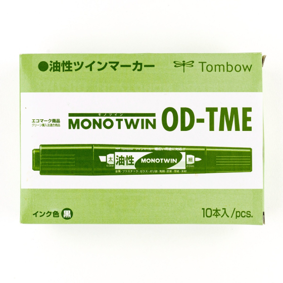 Mono Twin Bold Permanent Marker, Fine/Broad Tips, Blue, 10/Box Mono Twin Bold Permanent Marker, Fine/Broad Tips, Blue, 10/Box