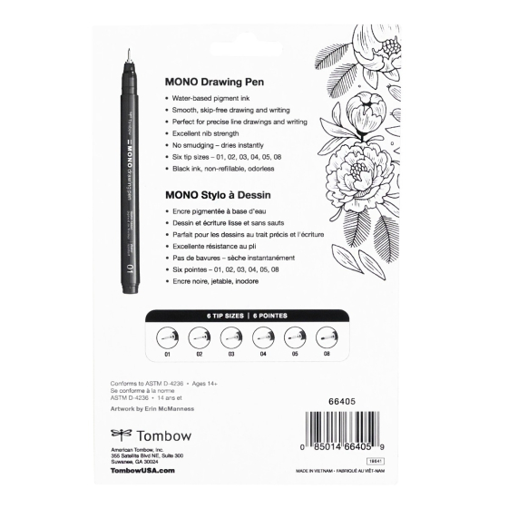 MONO Drawing Pens | Marker Pens | Art Markers | Tombow USA