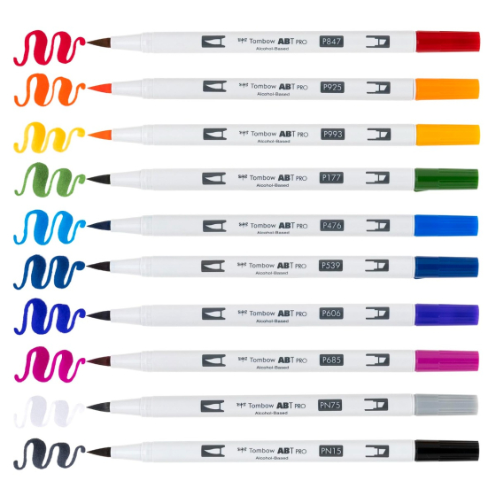 TOMBOW ABT PRO shops MARKERS