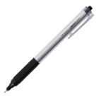MONO Graph Lite Ballpoint Pen, Silver, Black Ink, Refillable
