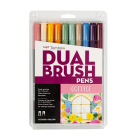 Dual Brush Pen Art Markers, Cottage, 10-Pack
