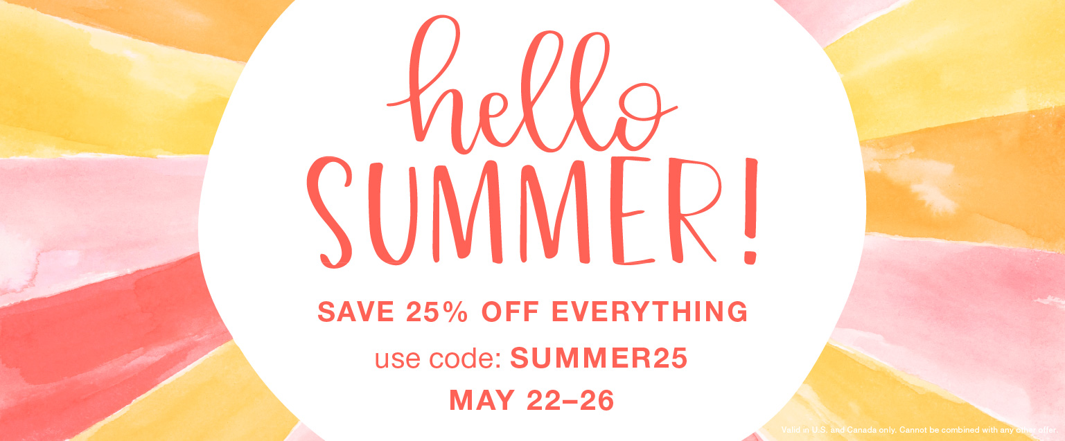 Hello Summer! Save 25% off all Tombow products with code SUMMER25 at checkout. Sale ends May 26. Valid in US and Canada. Cannot be combined with any other offers.