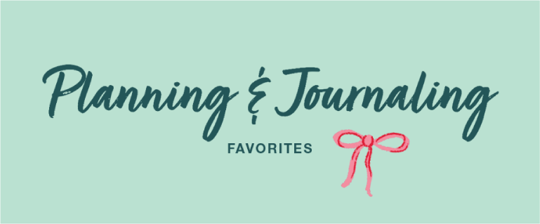 Planning and Journaling