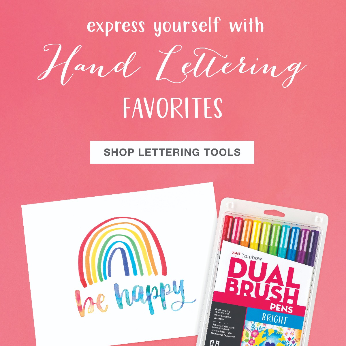 Express yourself with hand lettering favorites. Click to shop lettering tools.